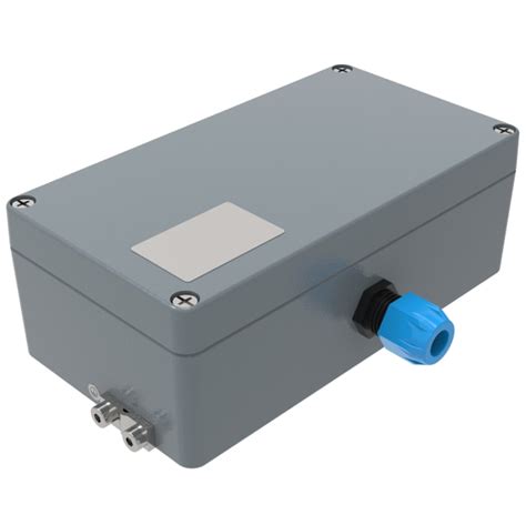 Rose Ex Aluminium Series Grey Aluminium Junction Box, IP66, 